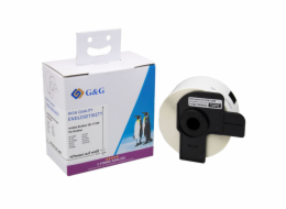 G&G Etiketten 38mm x 90mm sw-ws Komp. m. Brother DK-11208