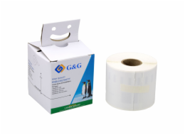 G&G Etiketten 54mm x 101mm sw-ws Komp. m. Dymo S0722430/ 99014