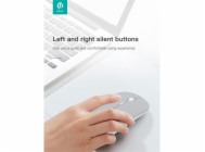 Deví myš Lingo Series 2.4G+Wireless Dual Mode Mouse - Silver
