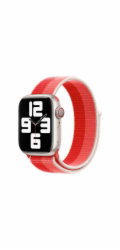 Deví řemínek Nylon Braided Two-Tone Loop pro Apple Watch 40/41/42mm - Peony