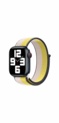 Deví řemínek Nylon Braided Two-Tone Loop pro Apple Watch 40/41/42mm - Oat Milk