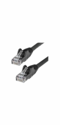 Startech 5m LSZH CAT6 Ethernet Cable, 10 Gigabit Snagless RJ45 100W PoE Network Patch Cord with Strain Relief, CAT 6 10GbE UTP, Black, Individually Tested/ETL, Low Smoke Zero Halogen - Category 6 - 24