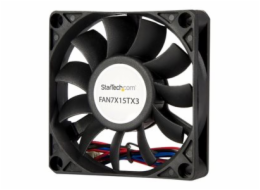StarTech.com 70x15mm Replacement Ball Bearing Computer Case Fan w/ TX3 Connector - 3 pin case Fan - TX3 Fan - 70mm Fan (FAN7X15TX3) - Ventilátor skríne - 70 mm - cerná