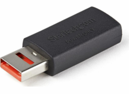StarTech.com Secure Charging USB Data Blocker Adapter, Male to Female USB-A Charge-Only Adapter, No-Data Charge/Power-Only Adapter for Phone/Tablet, Data Blocking USB Protector Adapter - 5V, 2.4A (12 