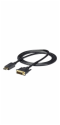 StarTech DisplayPort to DVI Cable - 6ft / 2m - 1920 x 1200 - M/M ? DP to DVI Adapter Cable ? Passive DisplayPort Monitor Cable (DP2DVI2MM6) - Kabel adaptéru - DVI-D (M) do DisplayPort (M) - 1.8 m - če