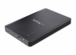 StarTech.com 4 Bay Thunderbolt 3 NVMe Enclosure, For M.2 NVMe Solid State Drives, 1x DisplayPort Video & 2x TB3 Downstream Ports, Up to 40Gbps, 72W Power Supply - 4 Bay M.2 SSD External Hard Drive Enc