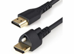 StarTech.com 2m (6ft) HDMI Cable with Locking Screw, 4K 60Hz HDR 10, High Speed HDMI 2.0 Monitor Cable with Locking Screw Connector for Secure Connection, HDMI Cable with Ethernet, M/M - Adjustable M3