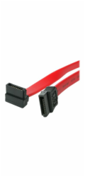 StarTech 18in SATA to Right Angle SATA Serial ATA Cable - 18in SATA Cable - 18 SATA Cable - 18in angled SATA Cable - Kabel SATA - Serial ATA 150/300/600 - SATA (R) do SATA (R) - 45.7 cm - konektor s p