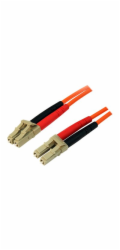 Startech 1m Fiber Optic Cable - Multimode Duplex 50/125 - LSZH - LC/LC - OM2 - LC to LC Fiber Patch Cable (50FIBLCLC1) - Síťový kabel - multirežim LC (M) do multirežim LC (M) - 1 m - 1 m - optické vlá