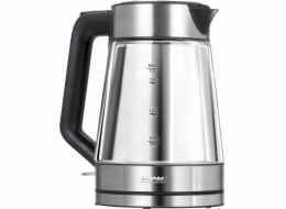 MPM MCZ-122 elektrická konvice 1,7 l 2200 W Černá, Nerezová ocel