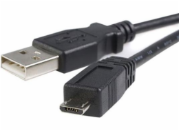 StarTech.com 2m Micro USB Cable A to Micro B Micro USB Cable - Kabel USB - USB (M) do Micro USB typ B (M) - USB 2.0 - 2 m - cerná