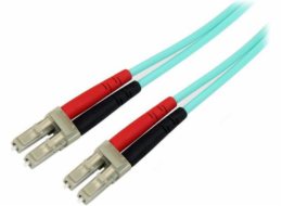 StarTech.com 2m Fiber Optic Cable - 10 Gb Aqua - Multimode Duplex 50/125 - LSZH - LC/LC - OM3 - LC to LC Fiber Patch Cable - Patch kabel - multirežim LC (M) do multirežim LC (M) - 2 m - optické vlákno