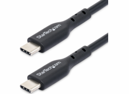 StarTech.com 3m USB-C Charging Cable, USB C Cable, 60W 3A PD - USB kabel - 24 pin USB-C (M) do 24 pin USB-C (M) - USB 2.0 - 5 / 9 / 12 / 15 / 20 V - 3 A - 3 m - USB Power Delivery (60W), podpora Power