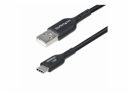 StarTech.com 2m (6.6ft) USB-A to USB-C Charging Cable, Charger Cord, M/M - USB kabel - USB (M) do 24 pin USB-C (M) - USB 2.0 - 3 A - 2 m - nabíjení a synchronizace, neobsahuje halogen, pasivní, USB Fa