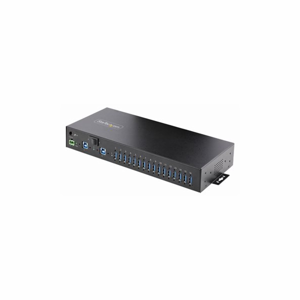 Startech 16-Port Industrial USB 5Gbps Hub with Power Adap...