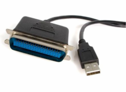 StarTech.com 6 ft. (1.8 m) USB to Parallel Port Adapter - IEEE-1284 - Male/Male - USB to Centronics Cable (ICUSB1284) - Paralelní adaptér - USB 2.0 - IEEE 1284