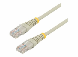 StarTech.com 10m Gray Cat5e / Cat 5 Snagless Ethernet Patch Cable 10 m - Patch kabel - RJ-45 (M) do RJ-45 (M) - 10 m - UTP - CAT 5e - licna, provedení bez hrbolku - šedá