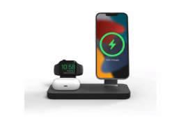 Mophie Snap+ 3v1 bezdr. nabíjecí stojan - černá