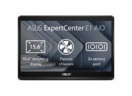 ASUS ExpertCenter/E1 AiO (E1600WKAT-MR4128M)/15,6"/FHD/T/N4500/4GB/128GB/UHD/bez OS/Černá/2R