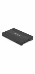 Delock - Adaptér rozhraní - bez náradí - 2.5" - U.2 NVMe / SATA 6Gb/s - M.2 Card - cerná