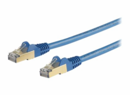 StarTech.com 5m CAT6A Ethernet Cable, 10 Gigabit Shielded Snagless RJ45 100W PoE Patch Cord, CAT 6A 10GbE STP Network Cable w/Strain Relief, Blue, Fluke Tested/UL Certified Wiring/TIA - Category 6A - 