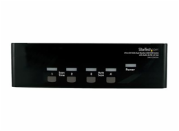 StarTech.com 4 Port DVI VGA Dual Monitor KVM Switch USB with Audio and USB 2.0 Hub (SV431DDVDUA) - Prepínac KVM / audio / USB - 4 x KVM / zvuk / USB - 1 místní uživatel - desktop - pro P/N: IM12D1500P