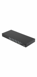 Startech 16 Port Rackmount USB KVM Switch Kit with OSD and Cables - 1U (SV1631DUSBUK) - Přepínač KVM - 16 x KVM port(s) - 1 místní uživatel - desktop - pro P/N: RK2537BKM, RK3236BKF, RK4236BKB, RK4242