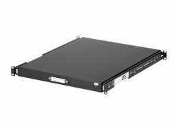 StarTech.com 1U Sliding Server Rack Mount Keyboard Shelf Tray - 55lbs - 22" Deep Steel Pull Out Drawer for 19" AV, Network Equipment Rack (SLIDESHELFD) - Police skríne pro klávesnici - cerná - pro P/N