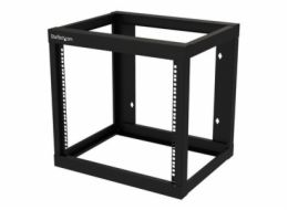 StarTech.com 9U 19" Wall Mount Network Rack 17" Deep 2 Post Open Frame for Server Room/Data/AV/IT/Communication/Computer Equipment/Patch Panel w/ Cage Nuts/Screws Hook/Loop 175lb Capacity - Wallmount 