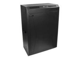 StarTech.com 8U 19" Vertical Wall Mount Server Rack Cabinet, Low Profile (15"), 30" Deep Locking Network Enclosure with 2U for Switch Patch Panel Router Mounting IT/Data Cabinet Assembled - 19 Inch Wa