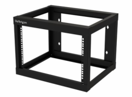 StarTech.com 6U 19" Wall Mount Network Rack 19" Deep 2 Post Open Frame for Server Room Data/AV/IT/Communication/Computer Equipment/Patch Panel with Cage Nuts/Screws Hook/Loop, Cisco 2960 - 19 Inch Wal