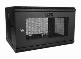 StarTech.com 2 Post 6U 19" Wall Mount Network Cabinet, 15" Deep Locking IT Switch Depth Enclosure, Vented Computer/Electronics Equipment Data Rack with Shelf & Hook & Loop Tape /Assembled - 19 Inch Wa