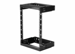 StarTech.com 15U 19" Wall Mount Network Rack, Adjustable Depth 12-20" 2 Post Open Frame Server Room Rack for AV/Data/ IT Communication/Computer Equipment/Switch with Cage Nuts & Screws - 15U Adjustabl