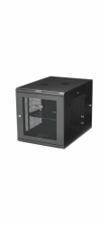 Startech 12U 19" Wall Mount Network Cabinet, 4 Post 24" Deep Hinged Server Room Data Cabinet- Locking Computer Equipment Enclosure with Shelf, Flexible Vented IT Rack, Pre-Assembled - 12U Vented Cabin