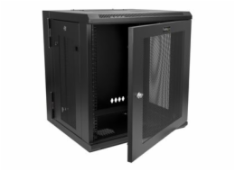 StarTech.com 12U 19" Wall Mount Network Cabinet, 20" Deep 4 Post Hinged Locking IT Computer Equipment Enclosure with Shelf, Flexible Vented Switch Depth Data Rack Cisco 3850, 2960 Series - 12U Vented 