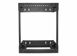 StarTech.com 12U 19" Wall Mount Network Rack, Adjustable Depth 12-20" 2 Post Open Frame Server Room Rack for AV/Data/ IT Communication/Computer Equipment/Switch with Cage Nuts & Screws - 12U Adjustabl