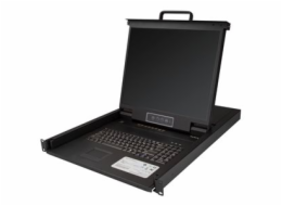 StarTech.com 8 Port Rackmount KVM Console with 6ft Cables, Integrated KVM Switch with 19" LCD Monitor, Fully Featured 1U LCD KVM Drawer- OSD KVM, Durable 50,000 MTBF, USB + VGA Support - 19in. LCD KVM