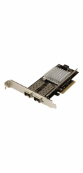 Startech 10G Network Card - 2x 10G Open SFP+ Multimode LC Fiber Connector - Intel 82599 Chip - Gigabit Ethernet Card (PEX20000SFPI) - Síťový adaptér - PCIe 2.0 x8 nízký profil - 10GbE - 10GBase-LR, 10
