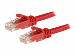 StarTech.com 3m CAT6 Ethernet Cable, 10 Gigabit Snagless RJ45 650MHz 100W PoE Patch Cord, CAT 6 10GbE UTP Network Cable w/Strain Relief, Red, Fluke Tested/Wiring is UL Certified/TIA - Category 6 - 24A