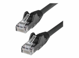 StarTech.com 50cm LSZH CAT6 Ethernet Cable, 10 Gigabit Snagless RJ45 100W PoE Network Patch Cord with Strain Relief, CAT 6 10GbE UTP, Black, Individually Tested/ETL, Low Smoke Zero Halogen - Category 