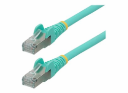 StarTech.com 10m CAT6a Ethernet Cable - Aqua - Low Smoke Zero Halogen (LSZH) - 10GbE 500MHz 100W PoE++ Snagless RJ-45 w/Strain Reliefs S/FTP Network Patch Cord - Patch kabel - RJ-45 (M) do RJ-45 (M) -