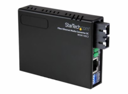 StarTech.com 10/100 Multi Mode Fiber Ethernet Media Converter SC 2 km - Konvertor médií s optickými vlákny - 100Mb LAN - 10Base-T, 100Base-FX, 100Base-TX - RJ-45 / SC několik režimů - až 2 km - 1310 n