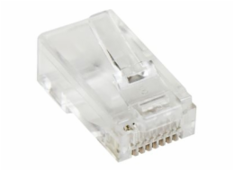 StarTech.com Cat5e RJ45 Stranded Modular Plug Connector - 50 Pkg - Bulk Cat 5e Plugs - 50x RJ45 Ends (CRJ4550PK) - Sítový konektor - RJ-45 (M) - CAT 5e (balení 50)