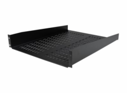 StarTech.com 1U Server Rack Shelf, 2U 22in Universal Fixed Vented Network Rack Shelf/Cantilever Tray for 19" AV/Data/Network Equipment Enclosure w/Cage Nuts & Screws, 50lbs Weight Cap. - 2U Network Ra