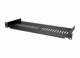 StarTech.com 1U Vented Server Rack Cabinet Shelf, 7in Deep Fixed Cantilever Tray, Rackmount Shelf for 19" AV/Data/Network Equipment Enclosure w/ Cage Nuts & Screws, 44lbs Weight Capacity - 1U Vented R