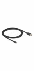 Delock - Kabel USB - Micro USB typ B (M) reverzní do USB (F) reverzní - USB 2.0 - 2 m - snadný USB - cerná