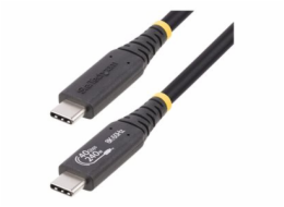 StarTech.com 1m (3.3ft) USB4 Cable, USB-IF Certified USB-C Cable, 40 Gbps - USB kabel - 24 pin USB-C (M) do 24 pin USB-C (M) - USB4 / Thunderbolt 3 / Thunderbolt 4 / DisplayPort 1.4 - 48 V - 5 A - 1 m
