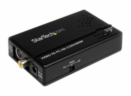 StarTech.com Composite and S-Video to VGA Video Scan Converter - composite to VGA - scan Converter - s-Video to VGA (VID2VGATV2) - Nástroj pro prevod videa - kompozitní video, S-video - komponentní vi