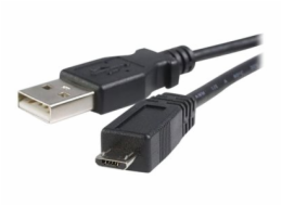 StarTech.com 3m Micro USB Cable M/M USB A to Micro B - Kabel USB - USB (M) do Micro USB typ B (M) - USB 2.0 - 3 m - cerná - pro P/N: KITBXAVHDPEU, KITBXAVHDPUK