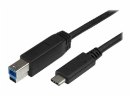 StarTech.com USB C to USB B Printer Cable - 6 ft / 2m - USB C Printer Cable - USB C to USB B Cable - USB Type C to Type B (USB315CB2M) - Kabel USB - 24 pin USB-C (M) do USB Type B (M) - USB 3.1 Gen1 -